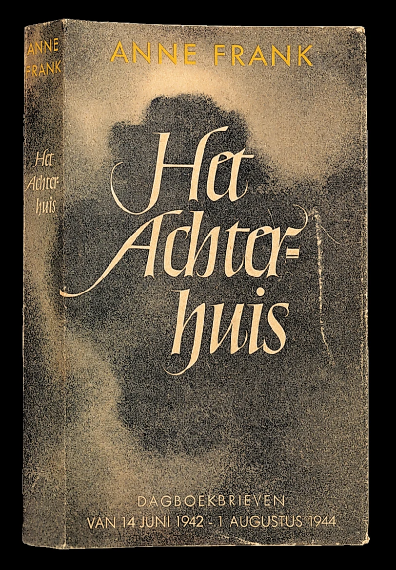 Cover of the first Dutch edition of Het Achterhuis. Contact, 1947.